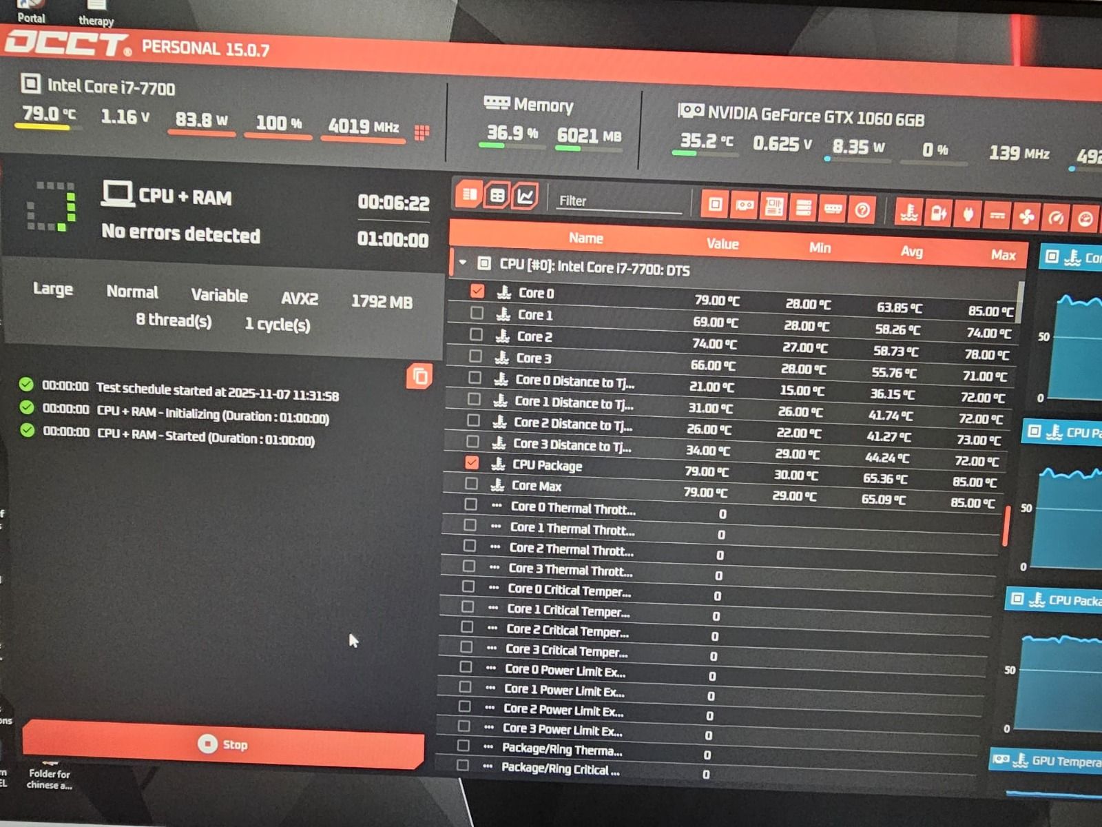 OCCT stress test proof