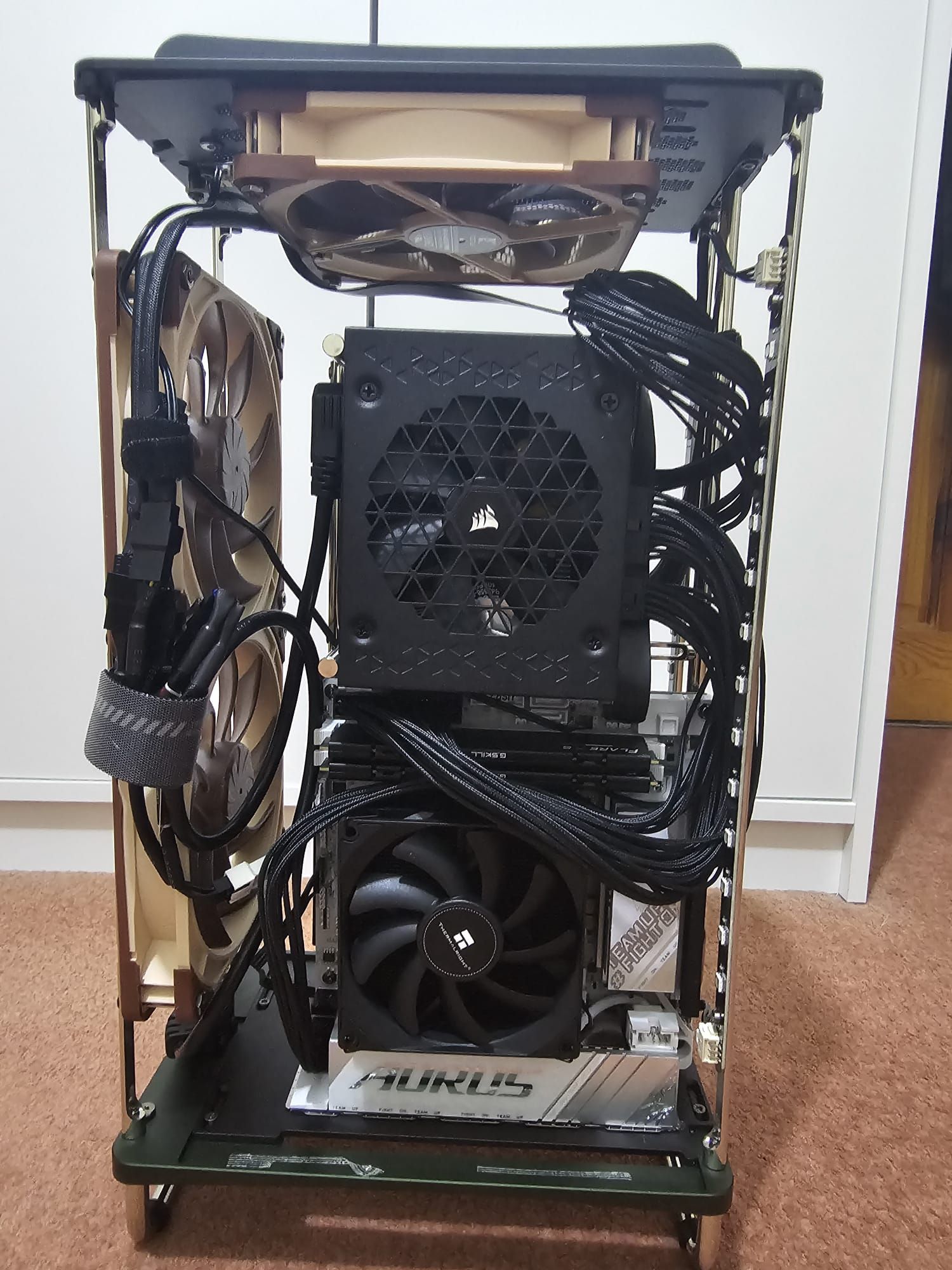 Completed custom gaming PC