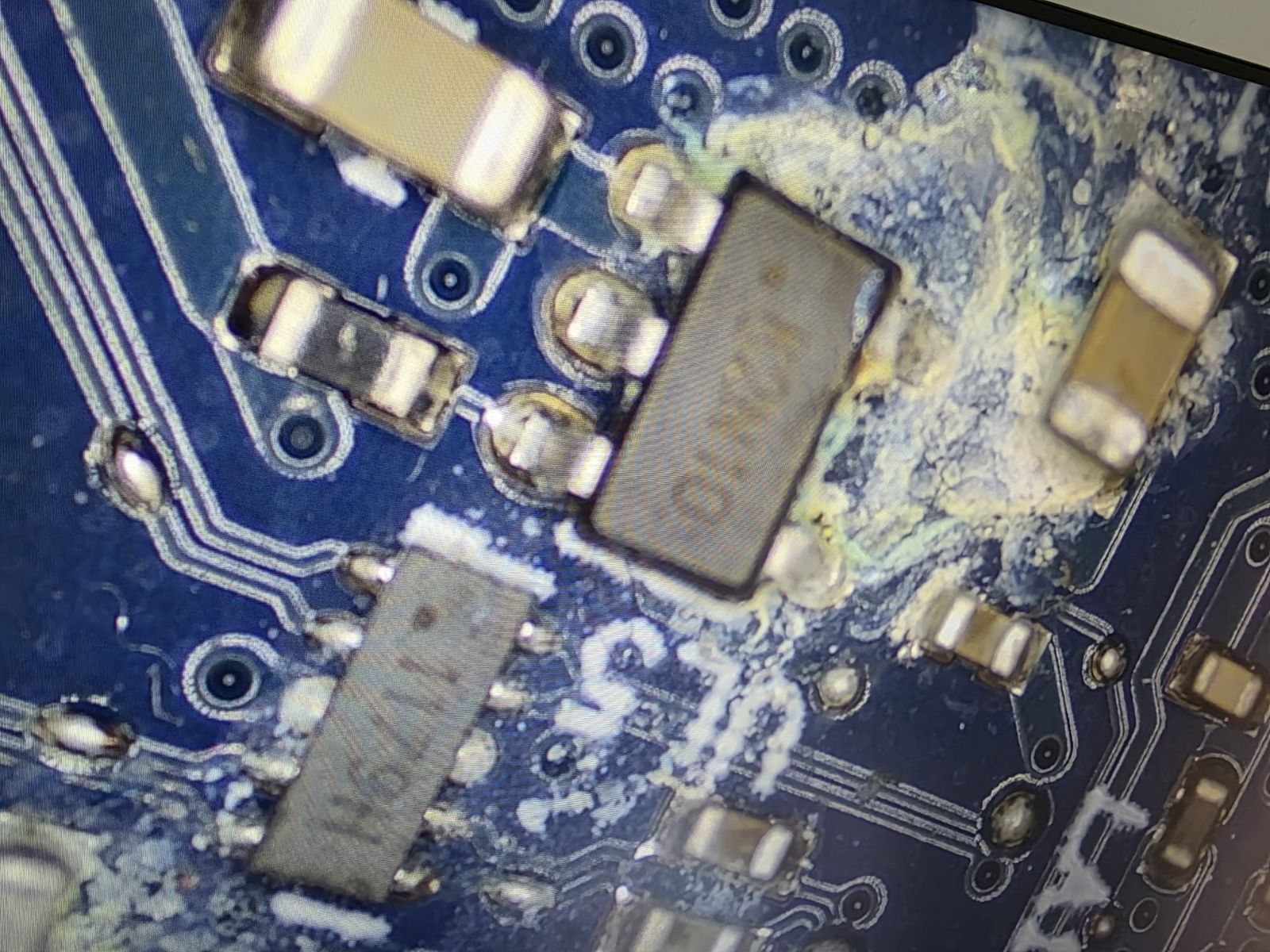 Alienware laptop liquid spillage damage